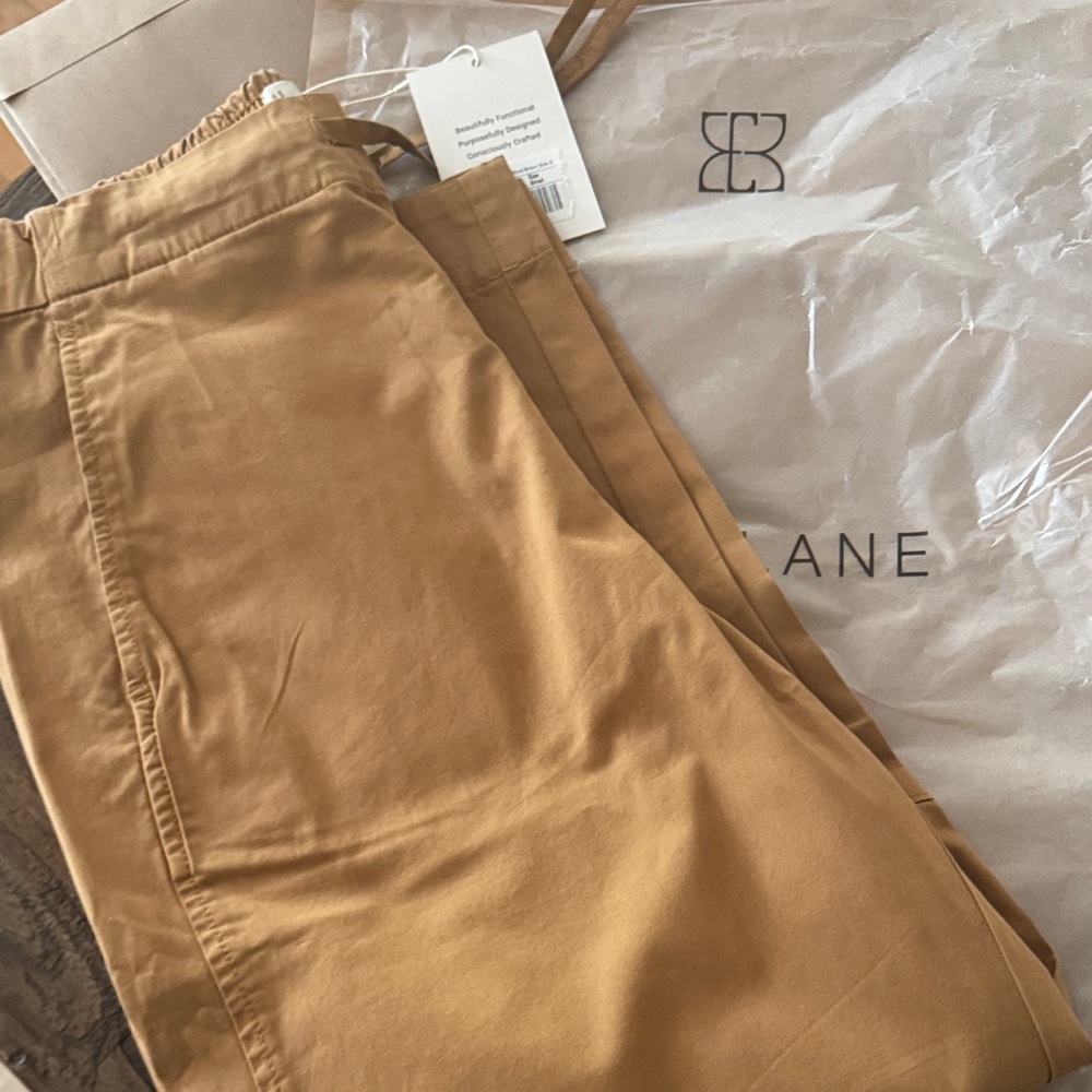 Everlane Bone Brown Wide-Leg Pants - Picture 5 of 6
